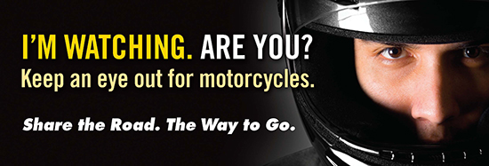 May is Motorcycle Awareness Month. Start Seeing Mototcycles